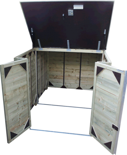 LSC150-RGH Schutz für Lastenrad/Familienfahrrad (aufklappendes Dachteil)